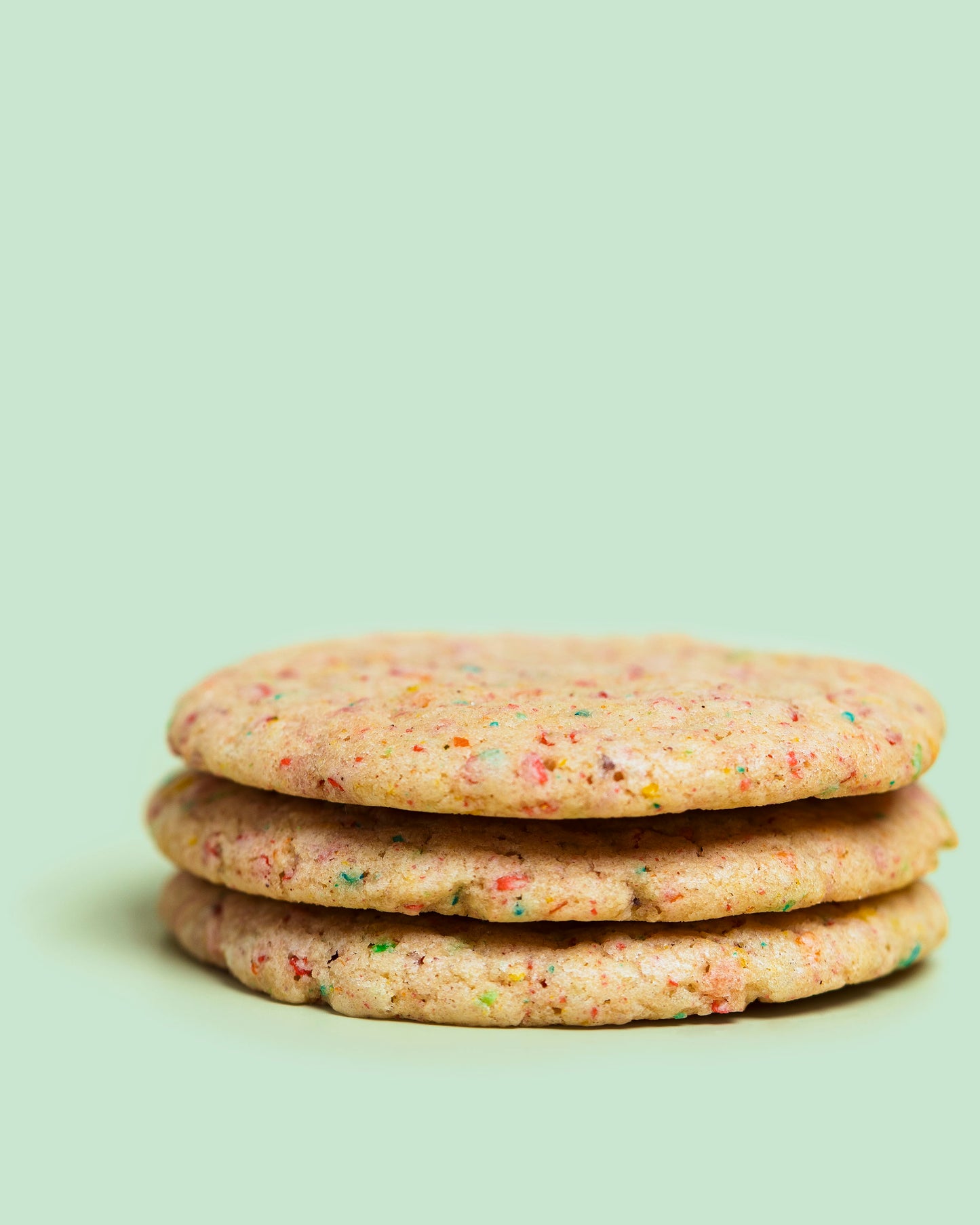 The 'Bam Bam' Sugar Cookie, from Fat Butter Cookies, featuring Fruity Pebbles ™