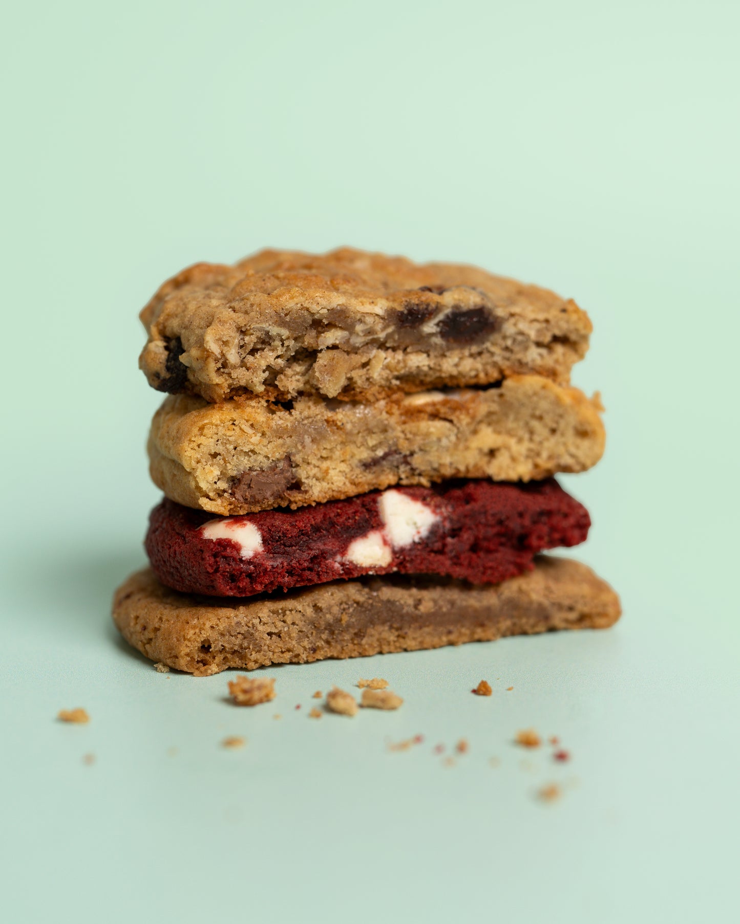 The Best Sellers Pack from Fat Butter Cookies, featuring the most popular cookie flavors.