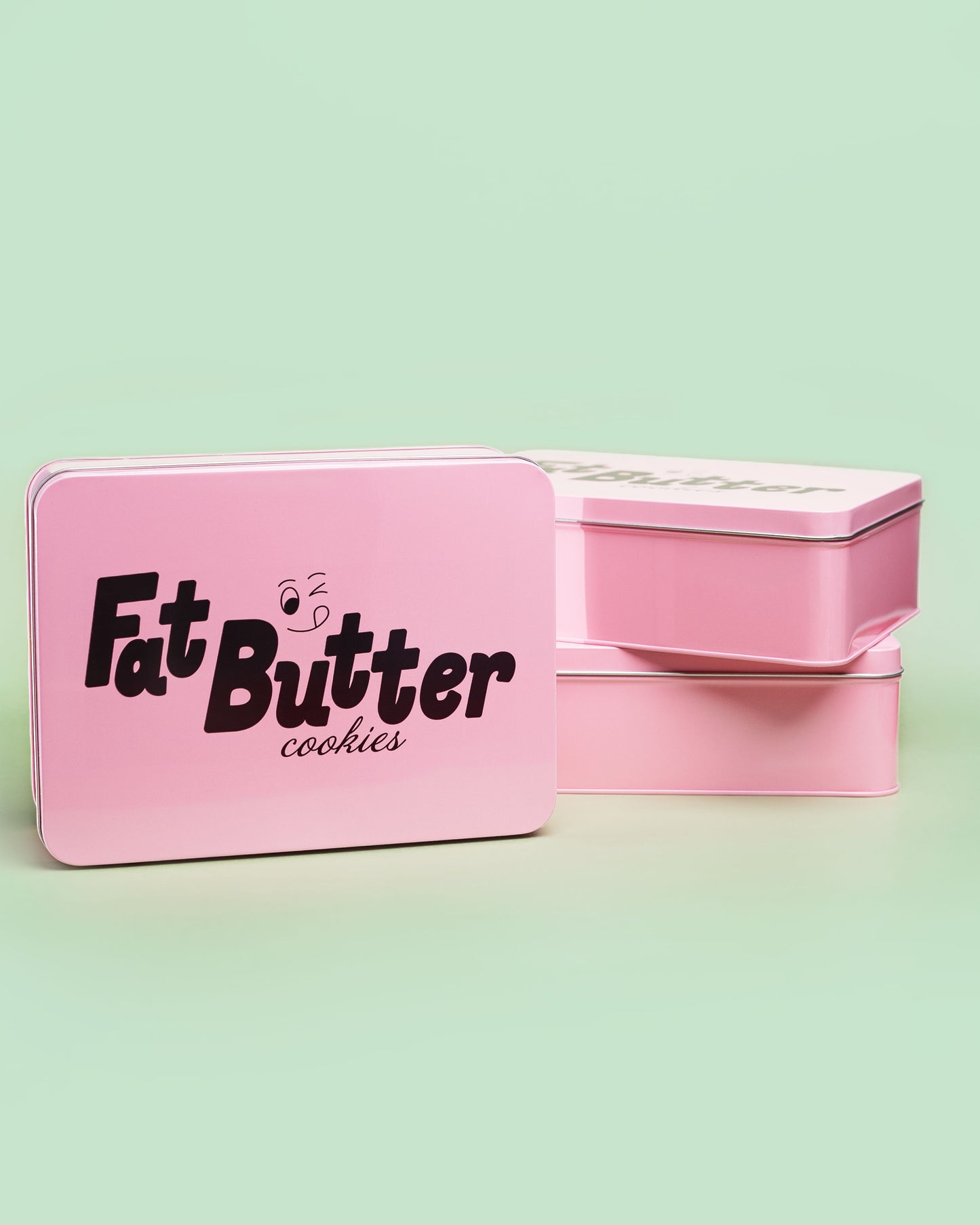 The 'Doughy' Cookie Tin from Fat Butter Cookies.