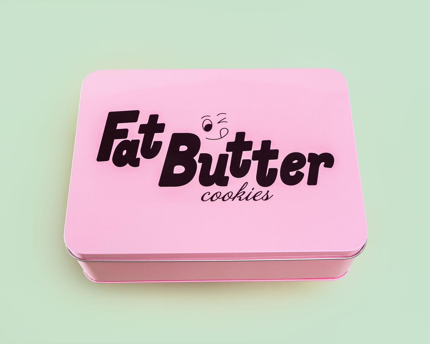 The 'Doughy' Cookie Tin from Fat Butter Cookies.