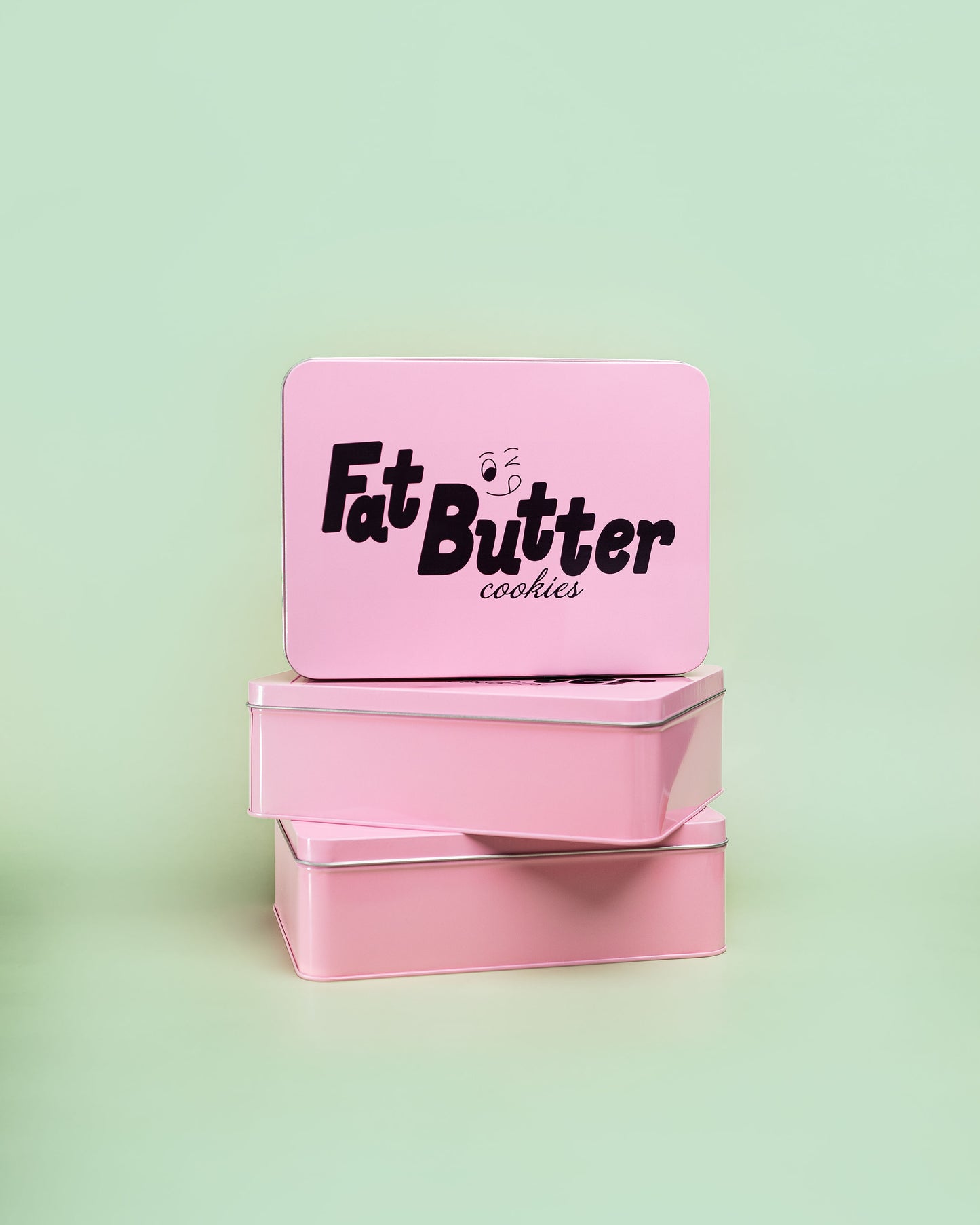 The 'Doughy' Cookie Tin from Fat Butter Cookies.