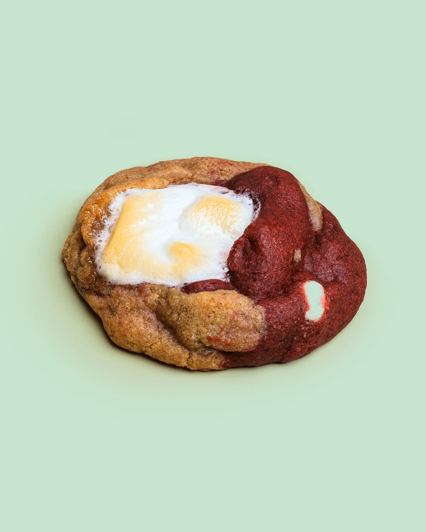 The Red Velvet S'mores Combination Cookie from Fat Butter Cookies.