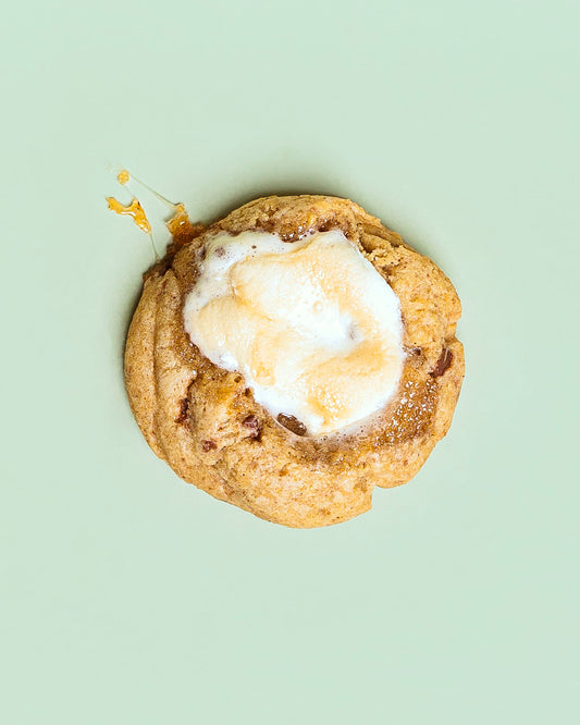 The 'Sticky Icky' S'mores Cookie Flavor from Fat Butter Cookies.