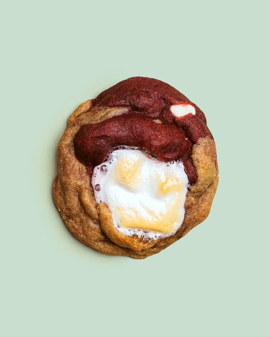 The Red Velvet S'mores Combination Cookie from Fat Butter Cookies.